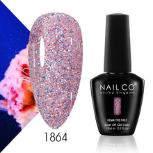Load image into Gallery viewer, NAILCO 15ml Nail Gel Polish Semi Permanent UV Varnish Nails Art Gel Vernis Manicure TOP BASE Nails Products Supplies Equipment
