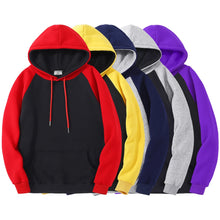 Load image into Gallery viewer, Color-Block Oversized Fleece Hoodie
