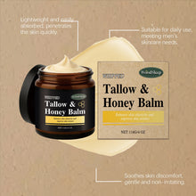 Load image into Gallery viewer, Beef Tallow Honey Balm for Men Lasting Moisturizing Dryness Soothing Skin Firming Smoothing Roughness Anti Aging Face Cream
