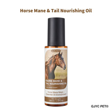 Load image into Gallery viewer, Horse Hair Care Oil 100ml - Mane Shine Essential Oil with Plant Ingredients Nourishing Coat Treatment Easy Carry for All Breeds
