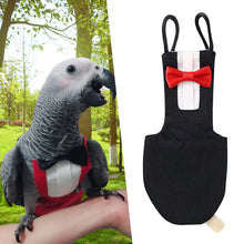 Load image into Gallery viewer, Pet Cute Parrots Flight Suit with Bow Tie Small Animals Costume Pet Clothes Birds Flight Suit Bird Suit for Festival Birthday

