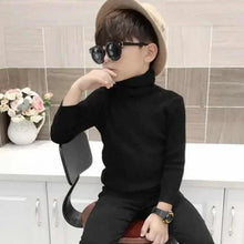 Load image into Gallery viewer, New Sweater Kids Sweaters Autumn Girls Turtleneck Sweaters 1-9Yrs Baby Boys Pullover Winter Knitted Bottoming Boys Sweaters
