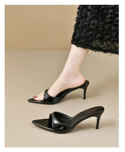 Load image into Gallery viewer, Women's High Heels Summer Slippers Women Sandals Fashion Classic Pointy Open Toe Stiletto Heels Sexy 2026 High-heeled Slippers

