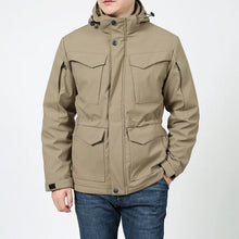 Load image into Gallery viewer, Waterproof Hooded Tactical Field Jacket
