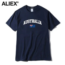 Load image into Gallery viewer, Australia Flag Cotton Graphic Tee
