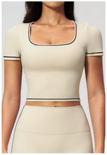 Load image into Gallery viewer, Yoga Shirts Women Sports T-Shirts Fitness Yoga Short Sleeve Gym Workout Top Running Active Shirts Female Push Up Sports T-shirts
