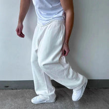 Load image into Gallery viewer, autumn winter man/woman Jogging Straight Sweatpants Street Style wide leg pants Casual Solid colors versatile Loose Men's Pants
