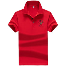 Load image into Gallery viewer, Polo Shirt Men Summer New Men's Short-Sleeved Polo Shirt Mens Embroidery Synthetic Fiber Fabric Youth Casual Business Polo Shirt
