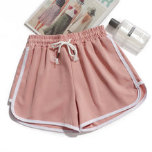 Load image into Gallery viewer, Women Yoga Shorts Summer Outer Wear Mid-Waist Casual Loose Straight Pants Lady Stylish Thin Breathable Wide Leg Gym Short Pants

