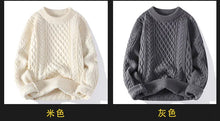 Load image into Gallery viewer, Sweater, Autumn and Winter Men's Thick Crumpled Sweater Jacket, Christmas Couple's Thread
