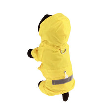 Load image into Gallery viewer, Overalls Style Puppy Rain Coat
