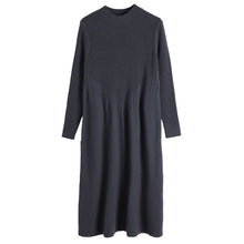 Load image into Gallery viewer, Autumn Knit A-Line Sweater Dress
