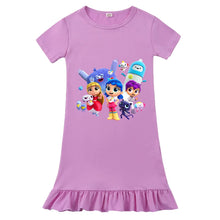 Load image into Gallery viewer, Rainbow Princess Cute Girls Dress
