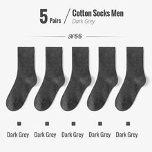 Load image into Gallery viewer, Combed Cotton Business Crew Socks
