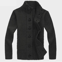 Load image into Gallery viewer, Buttoned Stand Collar Cardigan
