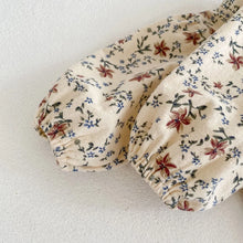 Load image into Gallery viewer, Floral Long Sleeve Baby Bodysuit
