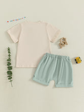 Load image into Gallery viewer, Toddler Dinosaur Birthday Outfit Set
