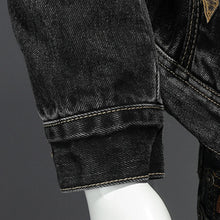 Load image into Gallery viewer, Men’s Stand-Collar Lightweight Denim Jacket
