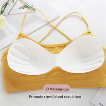 Load image into Gallery viewer, 3PCS/Set Sports Bra Women's Cross Shoulder Strap Sports Bra Yoga Navel Top Gym Fitness Tube Top Breathable Beauty Sexy Bra Back
