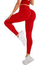 Load image into Gallery viewer, Women's Leggings Workout Cross Waist Elastic Bubble Butt Fitness Seamless Yoga Sports Tight Pants
