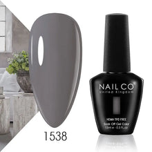 Load image into Gallery viewer, NAILCO 15ml Nail Gel Polish Semi Permanent UV Varnish Nails Art Gel Vernis Manicure TOP BASE Nails Products Supplies Equipment
