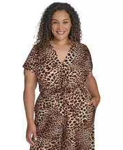 Load image into Gallery viewer, Plus Size Animal Print Jumpsuit
