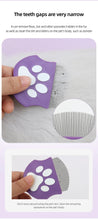 Load image into Gallery viewer, Pet Grooming Comb - Flea Comb for Cats &amp; Dogs, Curved Design for Face &amp; Body, Mini Detangling Brush for Pets

