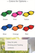 Load image into Gallery viewer, Portable Pet Folding Bowl, Outdoor Dog Double Bowl for Water and Food Sharing, Cat Bowl, Pet Dog Food Basin, Suitable for Travel
