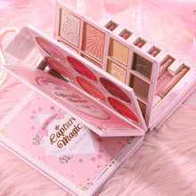 Load image into Gallery viewer, 5 Layers All In One Makeup Book Palette,48 Eyeshadow+6 Blush+Contour Highlight Brow Pomade+6 Lipstick Full Face Makeup Kit
