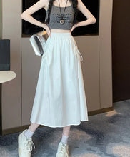 Load image into Gallery viewer, Drawstring Cargo A-Line Midi Skirt
