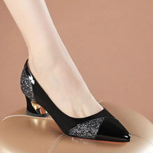 Load image into Gallery viewer, Fashion High Heels PUmps High Quality Women Elegant Sexy Medium Heels Pointed Toe Shoes Comfort Casual Single Shoes
