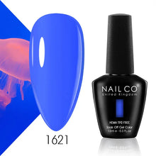 Load image into Gallery viewer, NAILCO 15ml Nail Gel Polish Semi Permanent UV Varnish Nails Art Gel Vernis Manicure TOP BASE Nails Products Supplies Equipment
