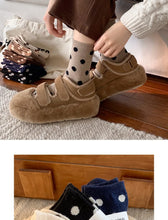 Load image into Gallery viewer, Polka Velvet Winter Socks
