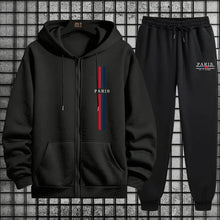 Load image into Gallery viewer, Womens Tracksuit Set 2026 Streetwear Paris Fashion 2 Pieces Outfit Zipper Hoodie and Joggers Autumn Winter Casual Sportswear
