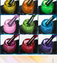 Load image into Gallery viewer, NAILCO 15ml Colorful Jelly Gel Nail Polish Gorgeous Color HEMA TPO FREE Soak Off UV LED Semi Permanent Long Wear Gel Varnish
