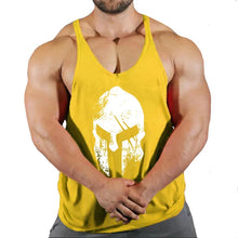 Load image into Gallery viewer, Gym T-shirts Muscle Men's Clothes Workout Fitness Shirt Singlets Tank Top Vest Man Sportswear Muscular Bodybuilding Stringer
