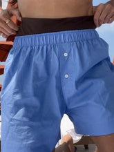 Load image into Gallery viewer, Elastic Waist Solid Summer Shorts
