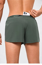 Load image into Gallery viewer, Men Marathon Racing Gym Sports Shorts Anti-escaping Lining Quick Dry Workout Training Fitness Jogging Short  Arrow Pants
