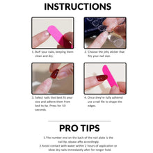 Load image into Gallery viewer, 24PCS Short False Nails With Rose Leaf Design Pressed On The Nails, Glossy Glue, Black Full Coverage Acrylic False Nails

