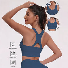 Load image into Gallery viewer, Sports Bras for Women Hollow Out Breathable Seamless Stretchy Beautiful Back Yoga Bra with Removable Cups Gym Sportswear
