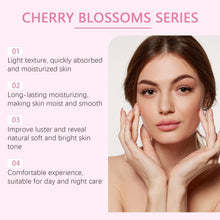 Load image into Gallery viewer, Sakura Skincare Set Moisturizer Face Cream Serum Toner Facial Cleanser Eye Cream Anti-Wrinkle Brighten Face Care Kit for Women
