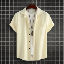 Load image into Gallery viewer, HawaiianMen’s Shirts 3D Solid Color Print Loose Oversized Shirts and Shirts High Quality Men’s Beach Party Sweatshirts Stylish
