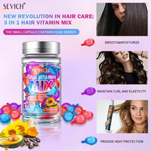 Load image into Gallery viewer, 40pcs Mix Hair Vitamin Capsules Repairing Maltreated Frizzy Hair Silky Moisturizing Hair Oil Smoothing Nourishing Hair Care
