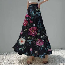 Load image into Gallery viewer, Women's Skirts Niche Specialty Fancy Skirts Versatile Bot Large Swings Fashionable Floral Skirts
