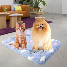 Load image into Gallery viewer, Dog Bed Mat Cat Bed Mat, Pet Bed Mat, Heated Fleece Blanket, Pet Mat
