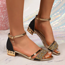 Load image into Gallery viewer, Women High Heels Sandals Summer Fashion Party Shoes for Women Comfortable Open Toed Thin Heels Sandals Designer Luxury Sandals
