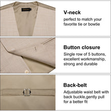 Load image into Gallery viewer, Luxury Formal Wedding Vest Set
