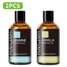Load image into Gallery viewer, 100ML Pure Plant Essential Oil Mint Bergamot Patchouli Citronella Lemongrass Chamomile Cedarwood For Reed Diffuser Humidifier
