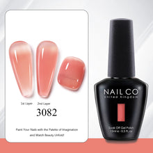 Load image into Gallery viewer, NAILCO 2025 Hot 15ML Gel Nail Polish Nails Semi-permanent UV Varnish High Quality Glass Bottle Nail Art Polish For Manicure

