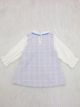 Load image into Gallery viewer, Cute Bow Plaid Baby Dress
